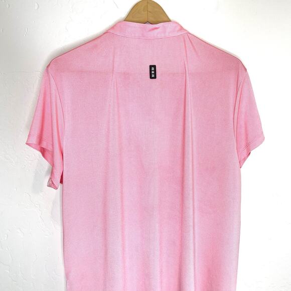 Jamie Sadock Tie Side Performance Golf Short Sleeve Top Womens XL Pink - Picture 6 of 6